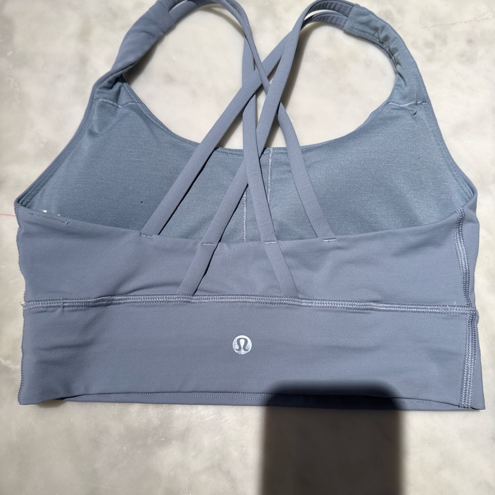 Lululemon Athletica Blue Racerback Sports Bra